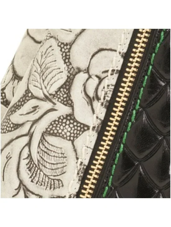 MARINO ORLANDI Made In Italy Leather Flower Backpack - Picture 5 of 6